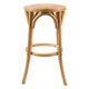 Bentwood Round Counter Stool w/Rattan Seat - Oak (MLVOD-CAFE-21)