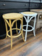 Bentwood Round Counter Stool w/Rattan Seat - Oak (MLVOD-CAFE-21)