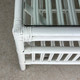 Miami Rattan & Glass Coffee Table - White Living Room Furniture - N-0271WHITE
