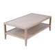 Portland Contemporary Coffee Table Small - Whitewashed Oak - Hand made Living Room furniture