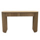 Hammond Weathered Oak Console Table With Drawers - Mid-Century Modern style