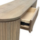 Hammond Weathered Oak Console Table With Drawers - Hobart, Launceston, Perth Mid-Century Modern style Living Room furniture