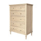 Bordeaux Weathered Oak Tallboy Bedroom Furniture - HL643-105