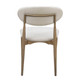 Arlo Dining Chair - Weathered Oak/ Natural Linen - Hand made Dining Room furniture