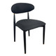 Arlo Dining Chair Black Oak/ Black Linen - MLM63-107F08