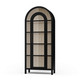Vannes Display Cabinet w/ Glass Shelves - Batavia Black / Putty (28221-BBAPUT