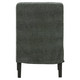 Bilboa Slipcover Arm Dining Chair - Grey Oak / Thames Moss Green - Hand made Dining Room furniture
