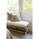 Renoir Rattan X Bench Medium - Rattan Natural / Arctic Fabric - Hobart, Launceston, Perth Mid-Century Modern style Bedroom furniture