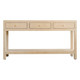 Kagu Console Table w/ Raffia - Raffia Raw - Contemporary style