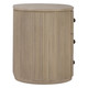 Kraton Oval Bedside Table - Sandbar - Hand made Bedroom furniture