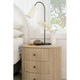Kraton Oval Bedside Table - Sandbar - Hobart, Launceston, Perth Mid-Century Modern style Bedroom furniture