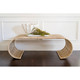 Hampton Rattan Coffee Table - Rattan Natural - Hobart, Launceston, Perth Coastal style Living Room furniture