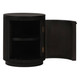 Kraton Small Round Bedside Table - Grey Oak - Melbourne, Sydney, Brisbane Mid-Century Modern style Bedroom furniture
