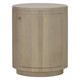 Kraton Small Round Bedside Table - Sandbar - Size: 56H x 46W x 46D (cm) - Mid-Century Modern style