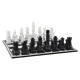 Gentlemen's Chess Set - Black/ White -  style