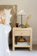 Kagu 1 Drawer Nightstand w/ Raffia - Raffia Raw (28585RFRW)