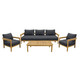Leilani 4Pc Lounge Set W/Cover - Resort style