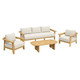 Marama 4Pc Lounge Set W/Cover - Contemporary style