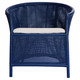 Adele Armchair - Deep Blue - Coastal style