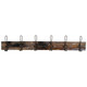 Brocante Teak Hanger-6 Hook - Driftwood - Countryside style