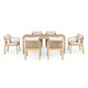 Palmera 7Pc Outdoor Dining Setting w/Covers - MF1007