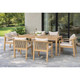 Palmera 7Pc Outdoor Dining Setting w/Covers - Contemporary style