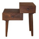 Cube Side Table - Light Brown - Mid-Century Modern style
