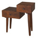 Cube Side Table - Light Brown Living Room Furniture - NK-010BROWN