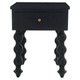 Bolan Bedside Table - Black - Boho Chic style