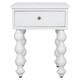 Bolan Bedside Table - White - Boho Chic style
