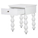 Bolan Bedside Table - White - Hand made Bedroom furniture