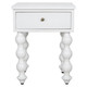 Bolan Bedside Table - White - Boho Chic style