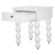 Bolan Bedside Table - White - Hand made Bedroom furniture