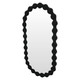 Bolan Oval Mirror - Black  Furniture - T-0374BLACK
