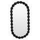 Bolan Oval Mirror - Black - Boho Chic style