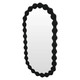 Bolan Oval Mirror - Black  Furniture - T-0374BLACK