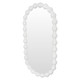 Bolan Oval Mirror - White  Furniture - T-0374WHITE