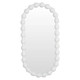 Bolan Oval Mirror - White - Boho Chic style