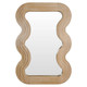 Ripple Oval Mirror-New Natural - Contemporary style