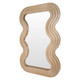 Ripple Oval Mirror-New Natural  Furniture - T-0381NN
