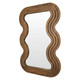 Ripple Oval Mirror-Rustic No1  Furniture - T-0381RUSTIC