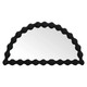 Bolan Halfmoon Mirror - Black - Boho Chic style