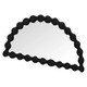 Bolan Halfmoon Mirror - Black  Furniture - T-0422BLACK