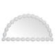 Bolan Halfmoon Mirror - White - Boho Chic style