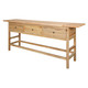 Novato 3 Drw Console - Distressed Rustic Living Room Furniture - T-0481RP