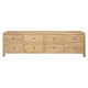 Novato 8Drw Cabinet - Distressed Rustic - Contemporary style