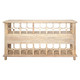 Novato 3Drw Open Buffet - Natural - Melbourne, Sydney, Brisbane Contemporary style Dining Room furniture