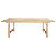 Novato Dining Table 220Cm - Distressed Natural - Contemporary style