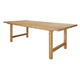 Novato Dining Table 220Cm - Distressed Rustic Dining Room Furniture - T-0486RP