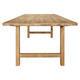 Novato Dining Table 220Cm - Distressed Rustic - Hand made Dining Room furniture